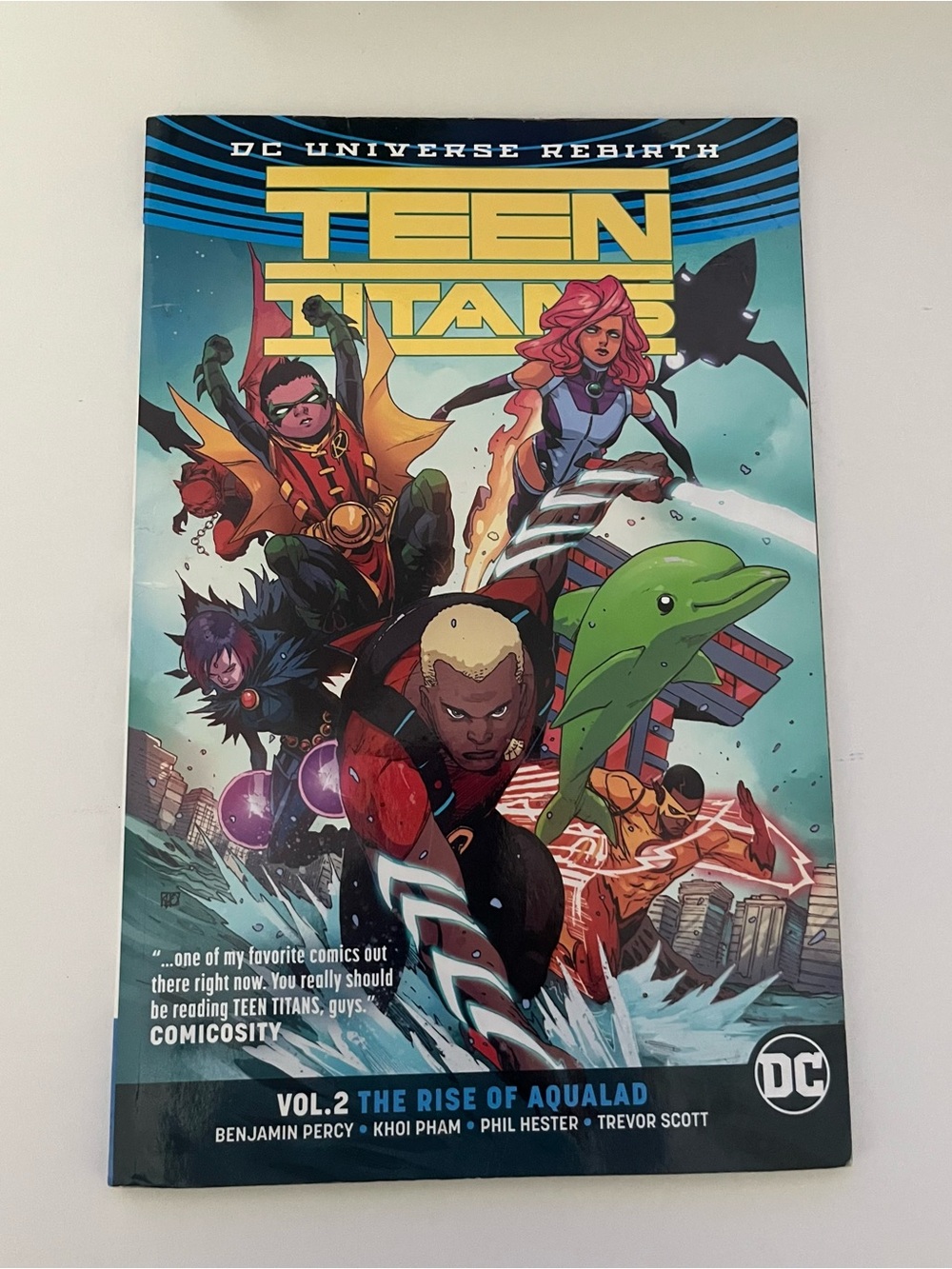 DC Teen Titans Vol.2 Graphic Novel - Blue, Green, Yellow Cover